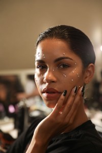 Backstage at Christian Siriano RTW Fall 2019