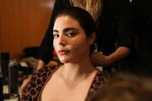 Backstage at Christian Siriano RTW Fall 2019