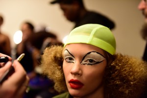 Backstage at Christian Cowan RTW Fall 2019