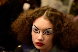 Backstage at Christian Cowan RTW Fall 2019