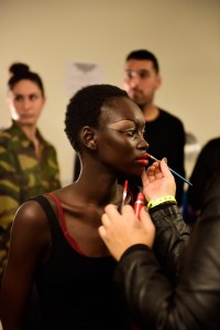 Backstage at Christian Cowan RTW Fall 2019