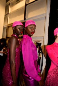 Backstage at Christian Cowan RTW Fall 2019