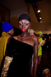 Backstage at Christian Cowan RTW Fall 2019