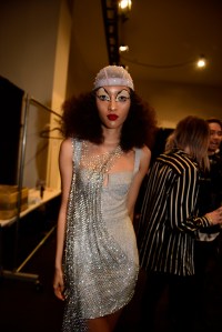 Backstage at Christian Cowan RTW Fall 2019