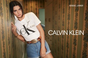 An image from Calvin Klein’s Jeans campaign featuring Kendall Jenner.