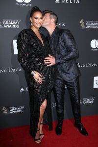 Robin Thicke and April Love Geary