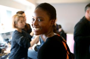 Backstage at Cushnie RTW Fall 2019