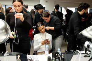 Backstage at Cushnie RTW Fall 2019