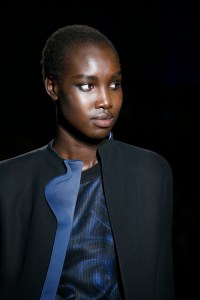 Details at Giorgio Armani RTW Fall 2019