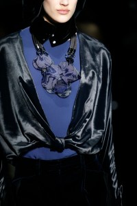 Details at Giorgio Armani RTW Fall 2019