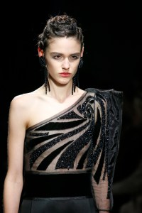 Details at Giorgio Armani RTW Fall 2019