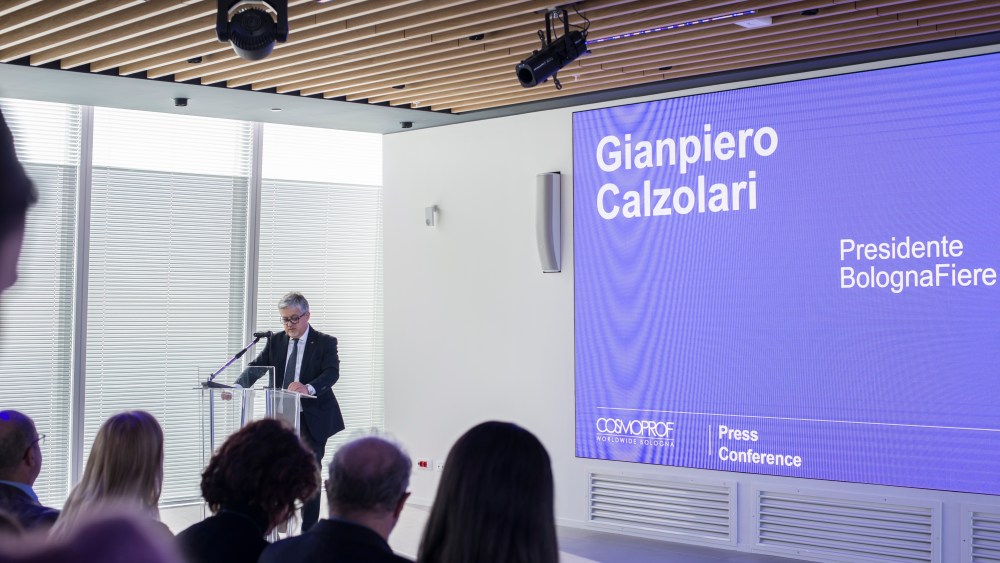 BolognaFiere's president Gianpiero Calzolari.