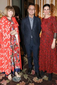 Anna Wintour, Steven Kolb, and Livia Firth