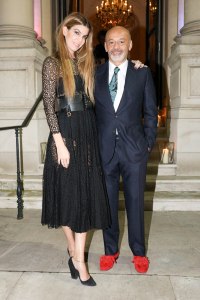 Bianca Brandolini d'Adda and Christian Louboutin
