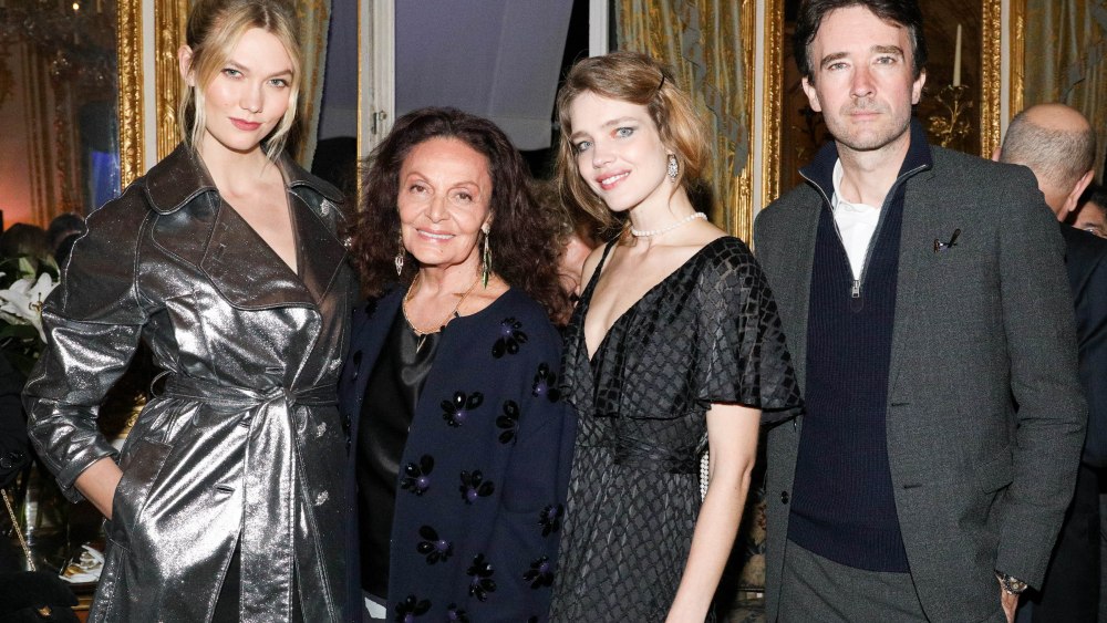 Karlie Kloss, Diane von Furstenberg, Natalia Vodianova, and Antoine Arnault