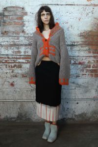 Backstage at Eckhaus Latta RTW Fall 2019