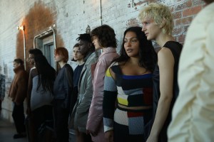 Backstage at Eckhaus Latta RTW Fall 2019