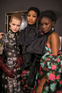 Backstage at Erdem RTW Fall 2019