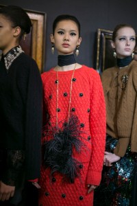 Backstage at Erdem RTW Fall 2019