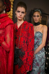 Backstage at Erdem RTW Fall 2019