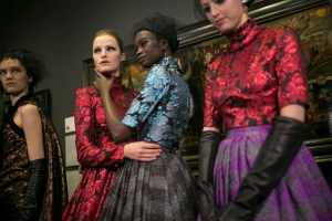 Backstage at Erdem RTW Fall 2019