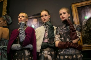 Backstage at Erdem RTW Fall 2019