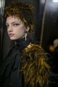 Backstage at Erdem RTW Fall 2019