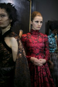 Backstage at Erdem RTW Fall 2019