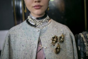 Backstage at Erdem RTW Fall 2019