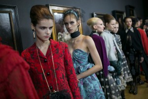 Backstage at Erdem RTW Fall 2019
