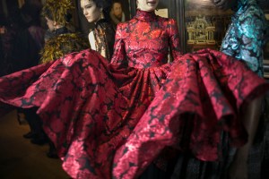 Backstage at Erdem RTW Fall 2019