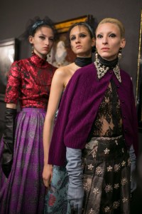 Backstage at Erdem RTW Fall 2019