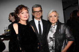 Susan Sarandon, Serge Brunschwig, and Silvia Fendi