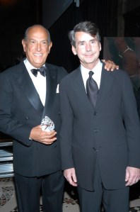 Designer of the Year honoree Oscar de la Renta and Fairchild's Patrick McCarthy attend the Accessories Council's 9th annual ACE Awards.