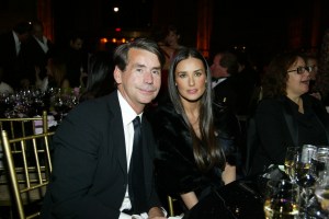 Patrick McCarthy  and Demi Moore attend the Fashion Group International's 20th Annual Night of Stars at Cipriani in New York City.