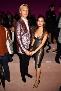 Ansel Elgort and Violetta Komyshan