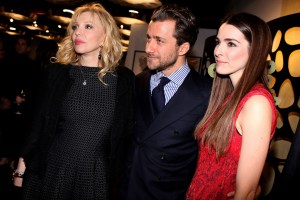 Courtney Love, Francesco Carrozzini, and Bee Carrozzini