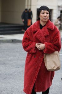 Street style at the Los Angeles Frieze Art Fair.