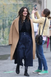 Street style at the Los Angeles Frieze Art Fair.