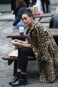Street style at the Los Angeles Frieze Art Fair.