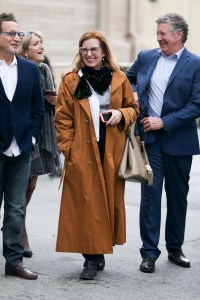 Street style at the Los Angeles Frieze Art Fair.