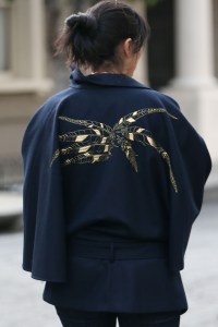 Street style at the Los Angeles Frieze Art Fair.