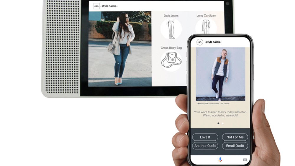 voice google assistant styling
