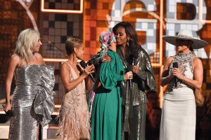 Lady Gaga, Jada Pinkett Smith, Alicia Keys, Michelle Obama and Jennifer Lopez