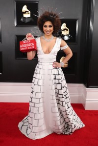 Joy Villa makes a political statement.