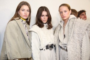 Backstage at Isabel Marant RTW Fall 2019, photographed in Paris on February 28, 2019.