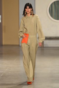 Model on the catwalk