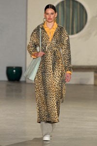Model on the catwalk