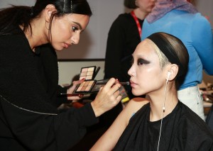 Backstage at Jeremy Scott RTW Fall 2019