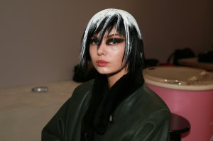 Backstage at Jeremy Scott RTW Fall 2019